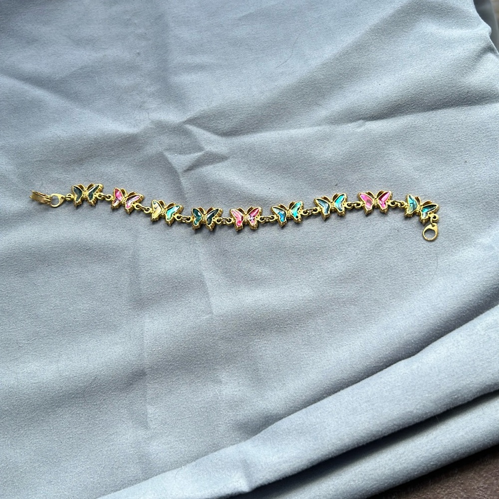 Vintage butterfly bracelet